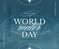 World Water Day Greeting Facebook Post Design