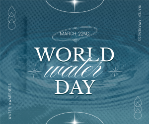 World Water Day Greeting Facebook post Image Preview