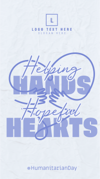 Humanitarian Hopeful Hearts Facebook story Image Preview
