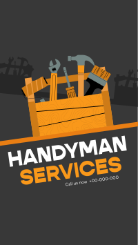 Handyman Toolbox TikTok Video Design