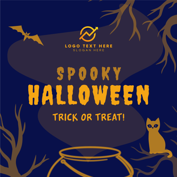 Spooky Halloween Instagram Post Design Image Preview