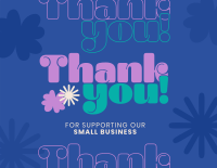 Funky Thank You Thank You Card | BrandCrowd Thank You Card Maker