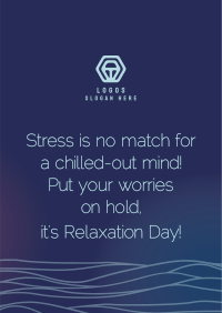 Wavy Relaxation Day Poster Image Preview