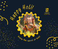 Happy Holi Celebration Facebook post Image Preview