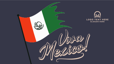 Raise Mexican Flag Facebook event cover Image Preview