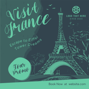 Eiffel Tower Dreams Instagram post Image Preview