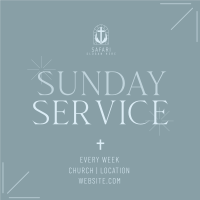 Earthy Sunday Service Instagram post Image Preview