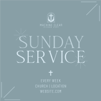 Earthy Sunday Service Instagram post Image Preview