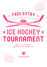 Ice Hockey Tournament Flyer Image Preview