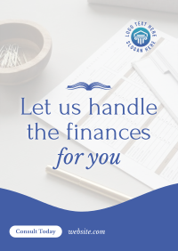 Finance Consultation Services Flyer Design