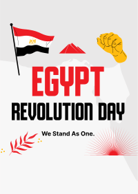 Egyptian Revolution Flyer Image Preview