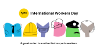 Worker's Font Facebook event cover Image Preview