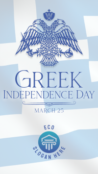 Traditional Greek Independence Day Facebook story Image Preview