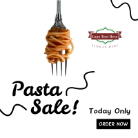 Spaghetti Fork Instagram Post Design