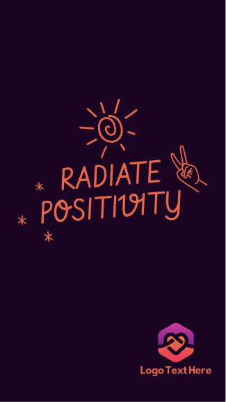 Radiate Positivity Facebook story