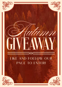 Autumn Giveaway Poster Image Preview