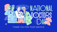 Modern Quirky Doctor's Day Animation Image Preview