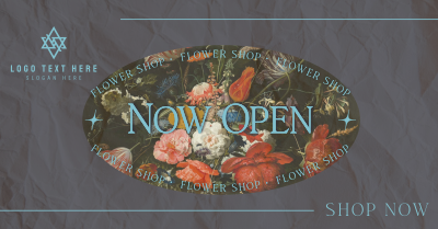 Flower Shop Open Now Facebook Ad Image Preview