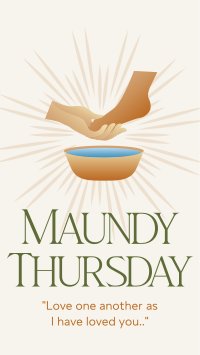 Maundy Thursday Instagram Story Design