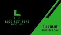 Green Slimy S Business Card Image Preview