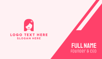 Pink Girl Hair Salon Business Card Preview