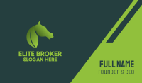 Leaf & Horse Business Card Design