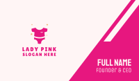 Pink Baby Clothing Business Card Image Preview