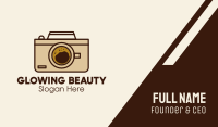 Photography Camera Cafe  Business Card Design
