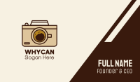 Photography Camera Cafe  Business Card Image Preview