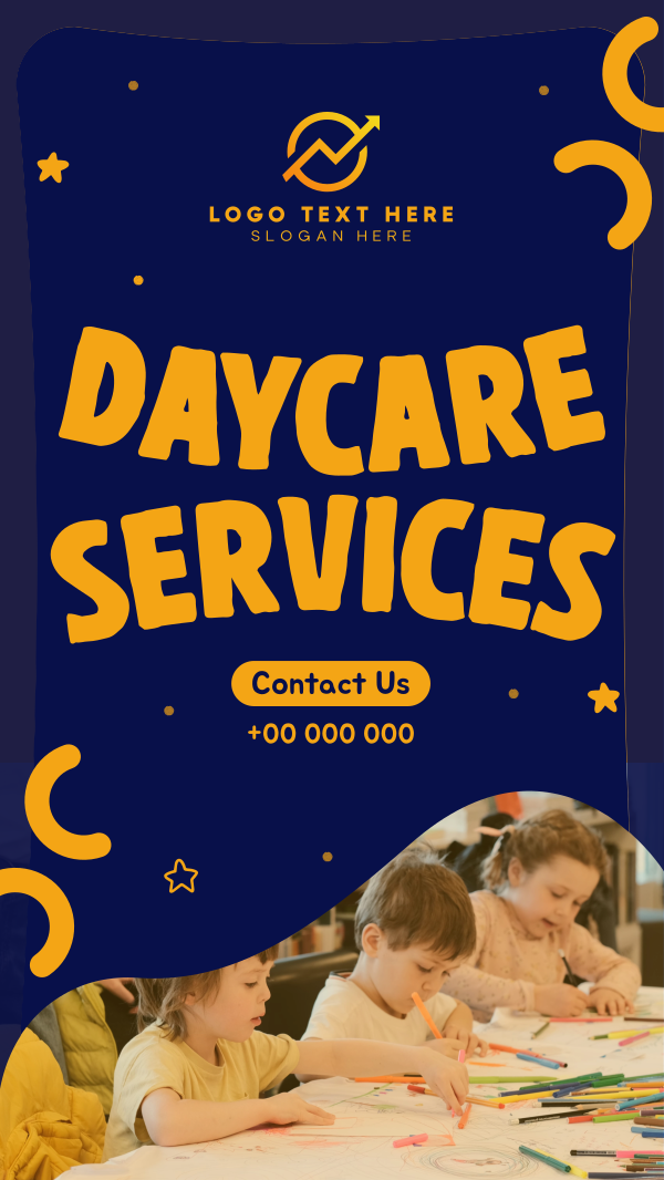 Star Doodles Daycare Services Facebook Story Design