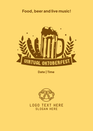 Virtual Oktoberfest Poster Image Preview