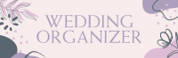 Abstract Wedding Organizer Twitter Header Design