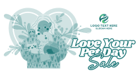 Rustic Love Your Pet Day Facebook Event Cover Design