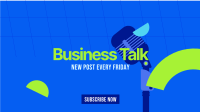 Business Podcast YouTube Banner Design