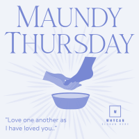 Maundy Thursday Instagram post Image Preview