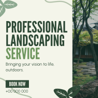 Organic Landscaping Service Instagram post Image Preview