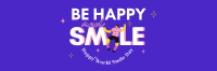 Be Happy And Smile Twitter header (cover) Image Preview