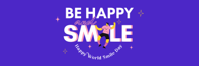 Be Happy And Smile Twitter header (cover) Image Preview