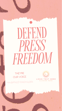 Defend Press Freedom Instagram story Image Preview