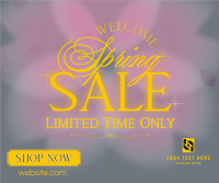 Blossom Spring Sale Facebook Post Design