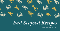 Seafood Recipes Facebook Ad Design