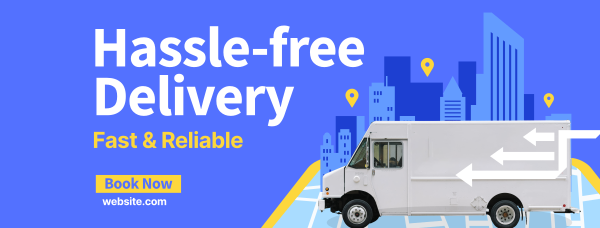 Reliable Delivery Service Facebook Cover Design