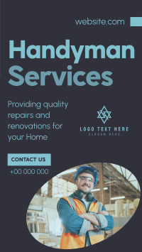 Corporate Handyman Services TikTok Video Design