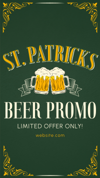 Paddy's Day Beer Promo Facebook Story Preview