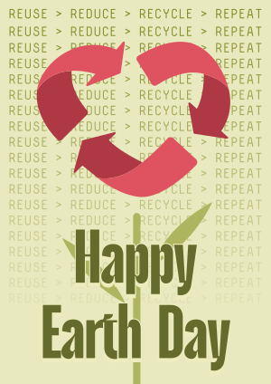 Earth Day Recycle Flyer Image Preview