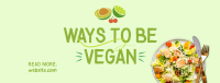 Vegan Food Adventure Facebook Cover Design