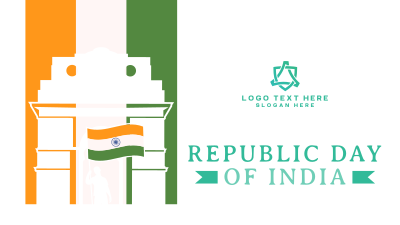 Republic Day of India Facebook event cover Image Preview