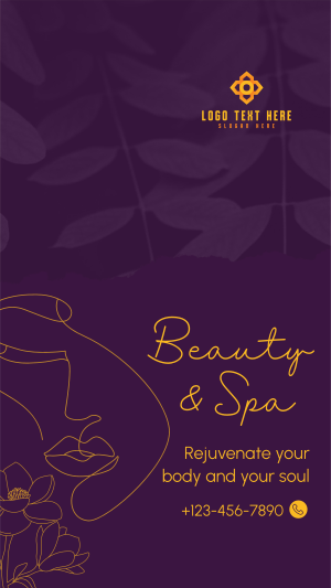 Beauty Spa Booking Facebook story Image Preview