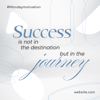 Success Motivation Quote Linkedin Post Design