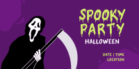 Spooky Party Twitter Post Image Preview